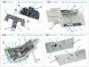 Quinta Studio QD48211 F-5E-3 Tiger II 3D-Printed & coloured Interior on decal paper ( AFV Club ) 1/48